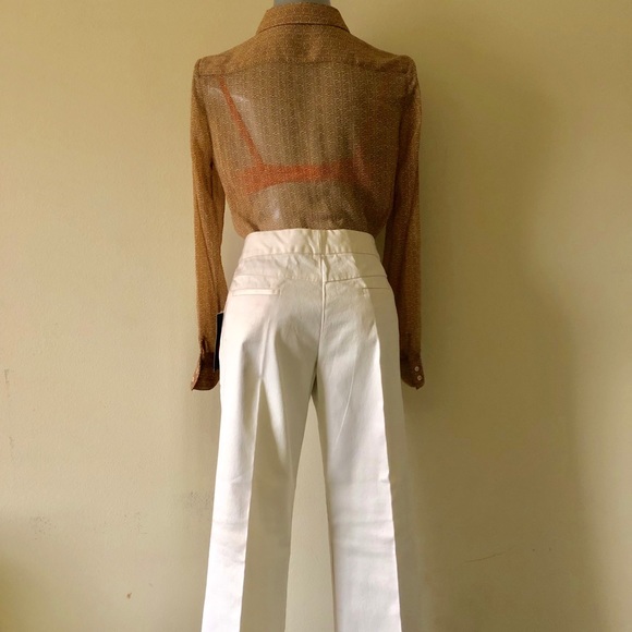 Kenneth Cole Mid-Rise Flair-Legged Trouser - Picture 5 of 8